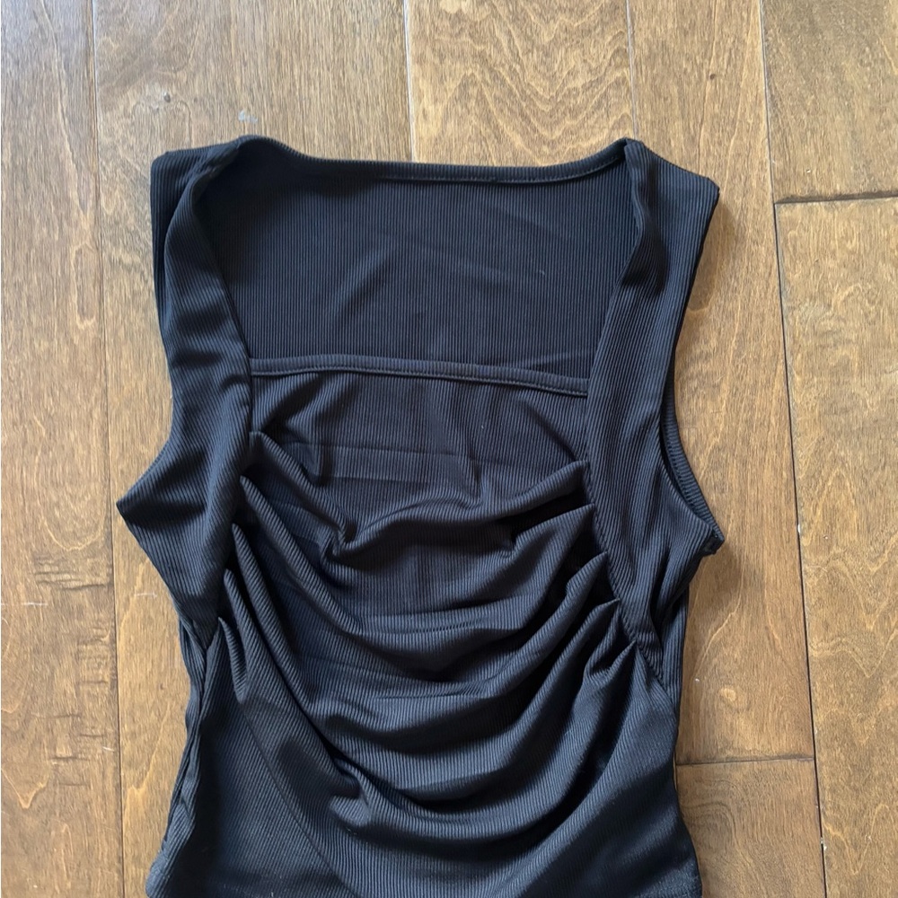 Elegant Black Sleeveless Top